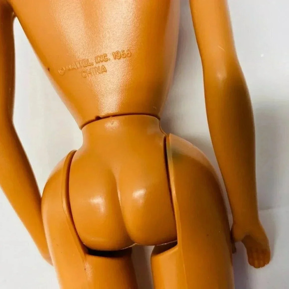 MATTEL BARBIE Brown Hair Brown Eyes Two Piece Body Suit 12" Tall - Picture 9 of 11